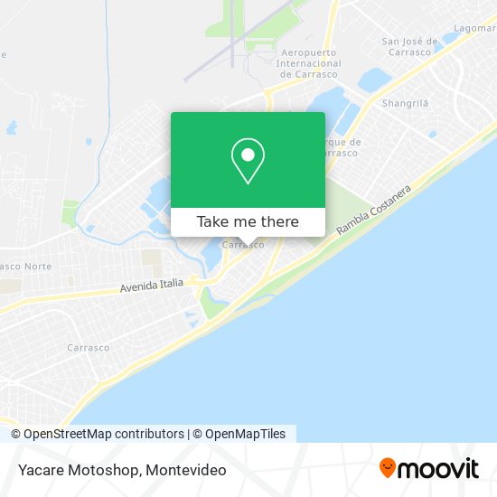 Mapa de Yacare Motoshop