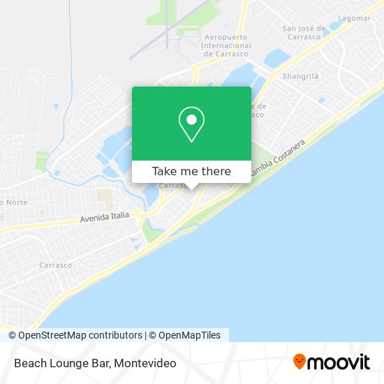 Mapa de Beach Lounge Bar