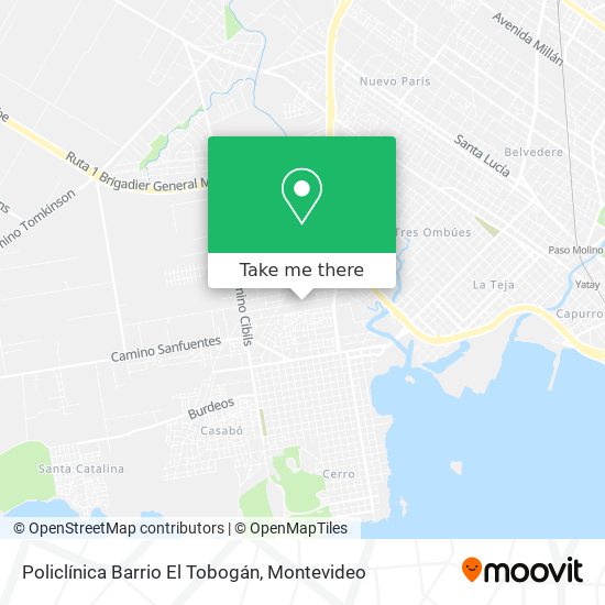 Policlínica Barrio El Tobogán map
