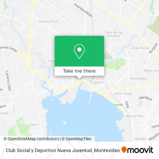 Club Social y Deportivo Nueva Juventud map