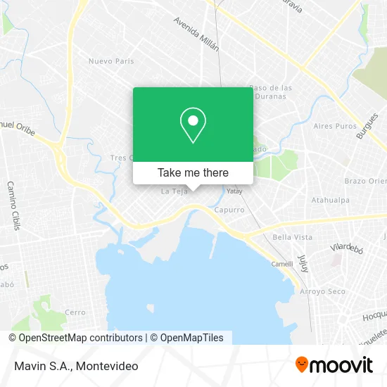 Mavin S.A. map