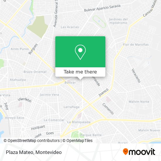 Plaza Mateo map