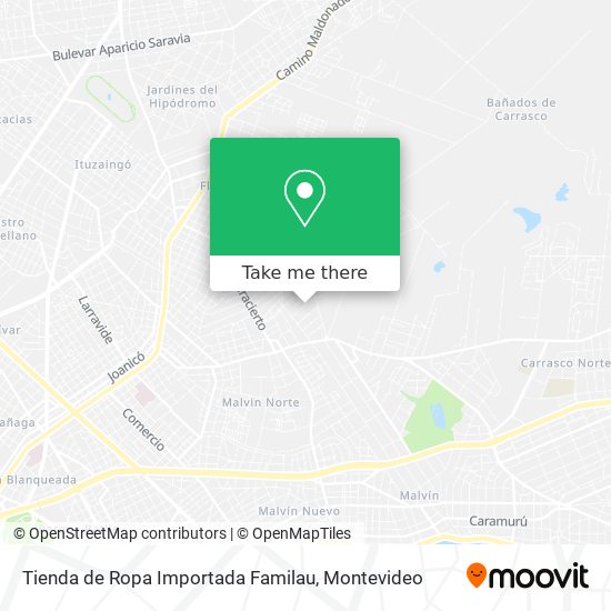 Tienda de Ropa Importada Familau map