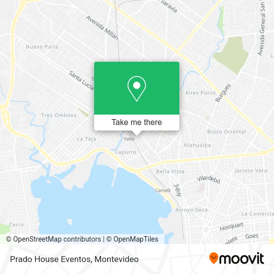 Mapa de Prado House Eventos