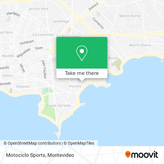 Motociclo Sports map