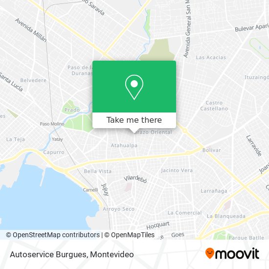 Mapa de Autoservice Burgues