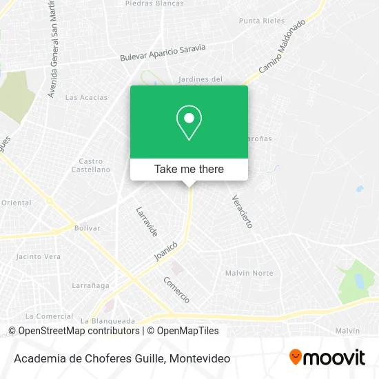 Academia de Choferes Guille map