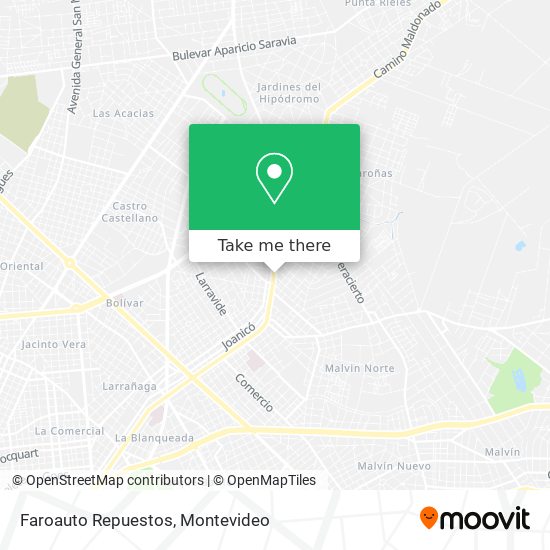 Faroauto Repuestos map