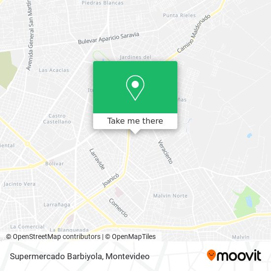 Supermercado Barbiyola map
