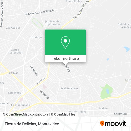 Fiesta de Delicias map