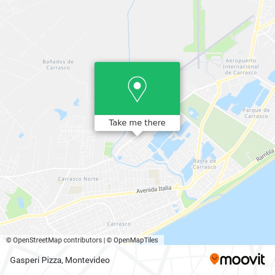 Gasperi Pizza map