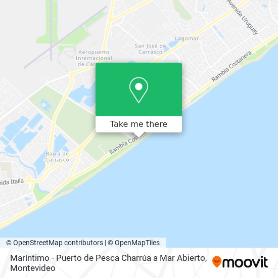 Maríntimo - Puerto de Pesca Charrúa a Mar Abierto map