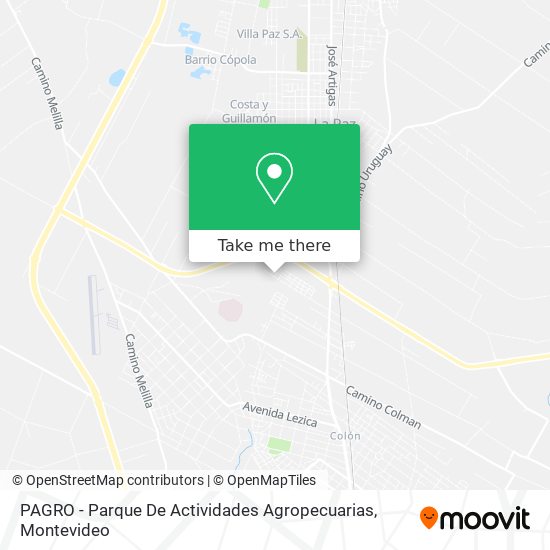 PAGRO - Parque De Actividades Agropecuarias map