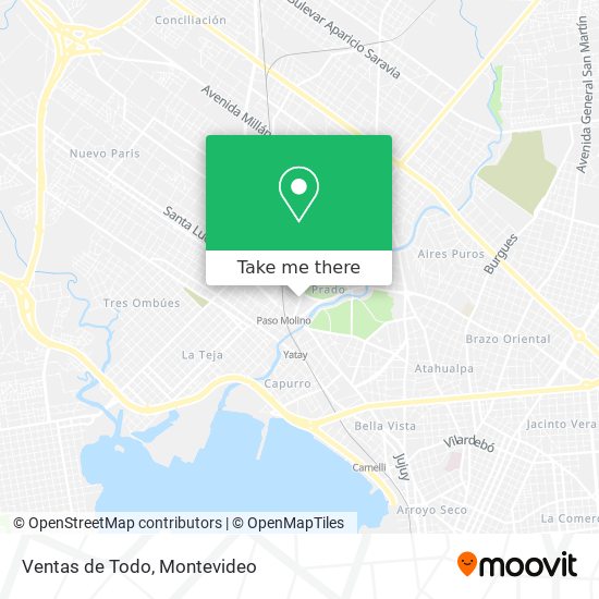 Ventas de Todo map