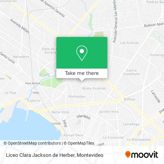 Liceo Clara Jackson de Herber map