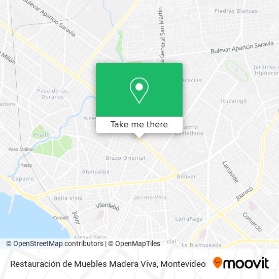 Mapa de Restauración de Muebles Madera Viva