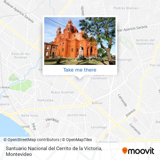 Santuario Nacional del Cerrito de la Victoria map