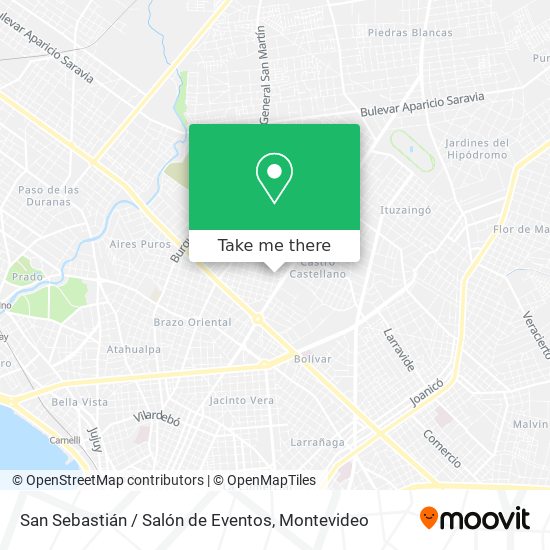 San Sebastián / Salón de Eventos map