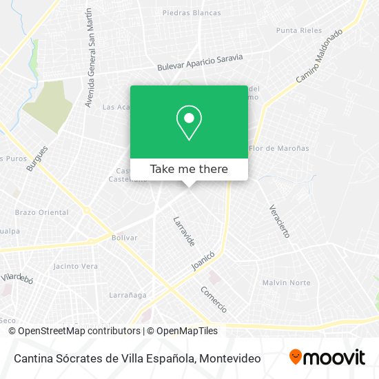 Cantina Sócrates de Villa Española map