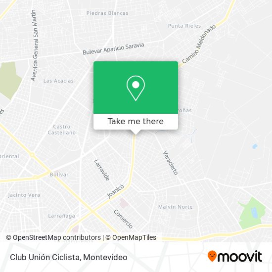 Club Unión Ciclista map