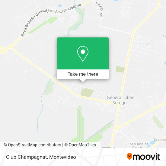 Club Champagnat map