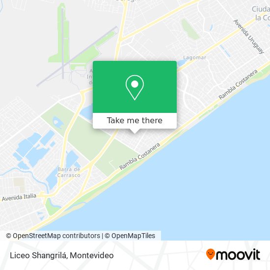 Mapa de Liceo Shangrilá