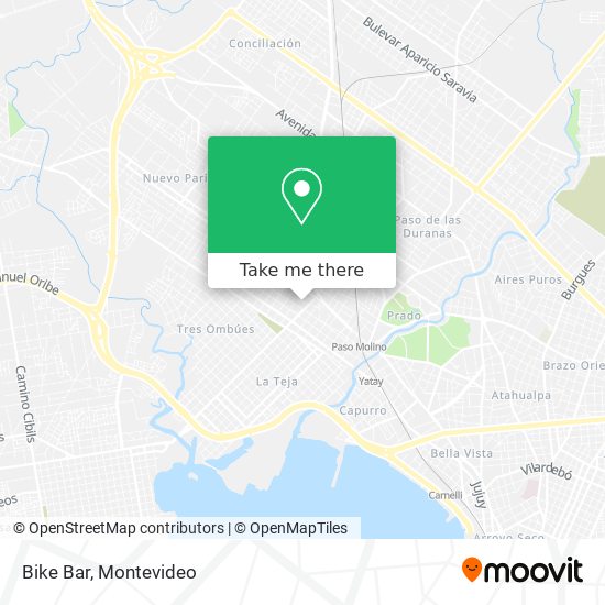 Bike Bar map