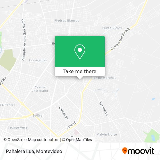 Mapa de Pañalera Lua