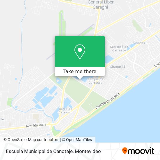 Escuela Municipal de Canotaje map