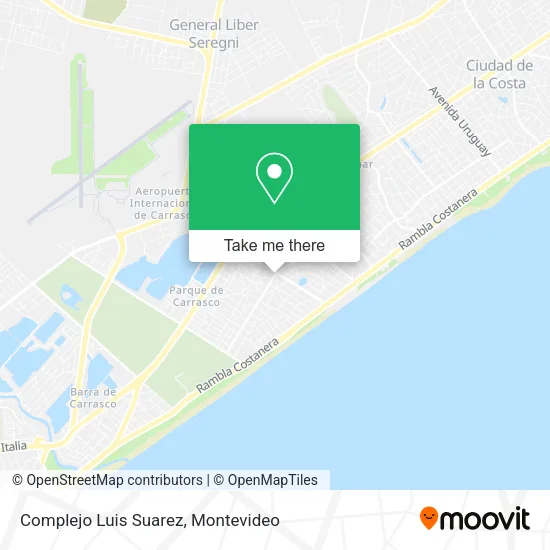 Mapa de Complejo Luis Suarez