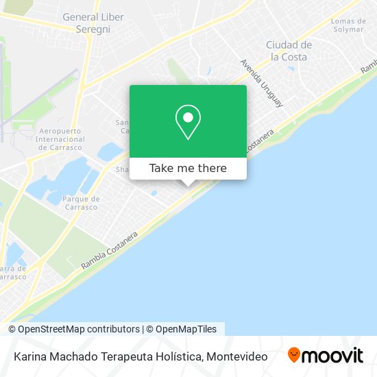 Karina Machado Terapeuta Holística map