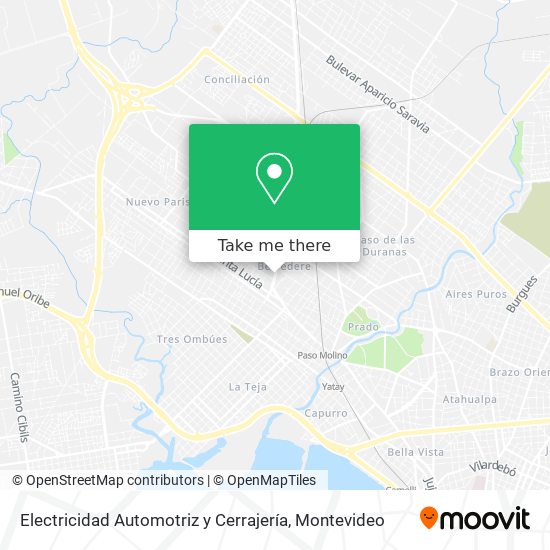 Mapa de Electricidad Automotriz y Cerrajería