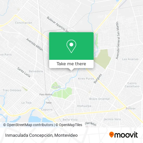 Inmaculada Concepción map