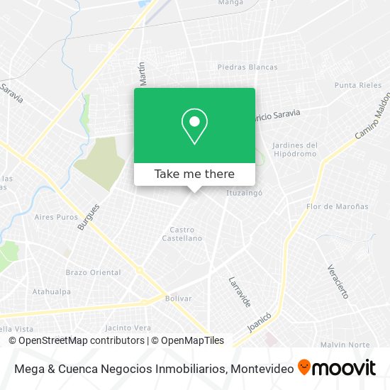 Mega & Cuenca Negocios Inmobiliarios map