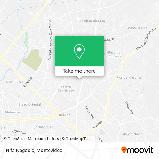 Nifa Negocio map