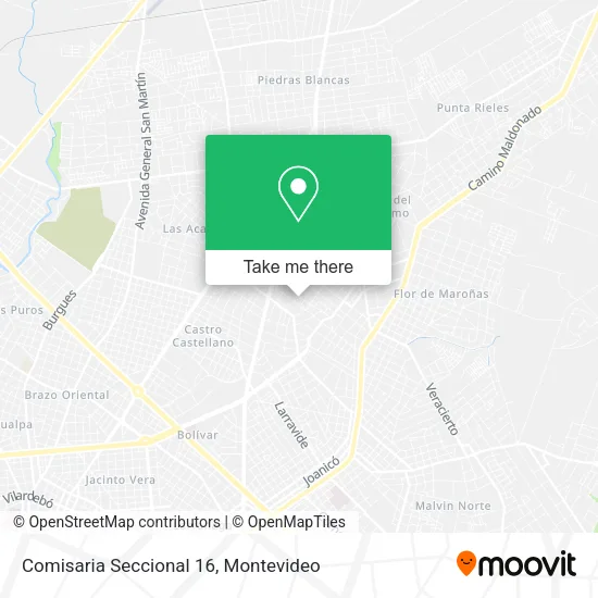 Mapa de Comisaria Seccional 16