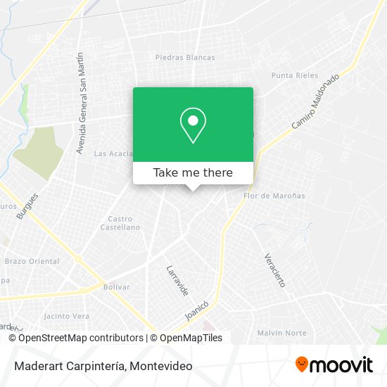 Maderart Carpintería map