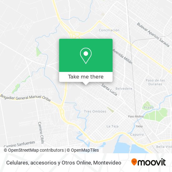 Celulares, accesorios y Otros Online map