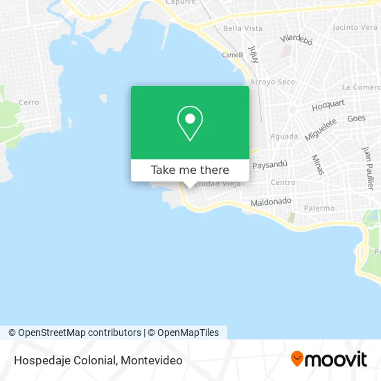 Hospedaje Colonial map