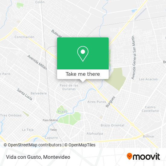 Vida con Gusto map