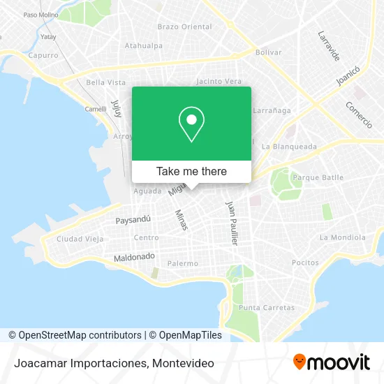 Mapa de Joacamar Importaciones