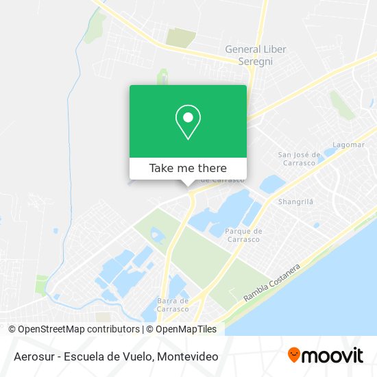 Aerosur - Escuela de Vuelo map