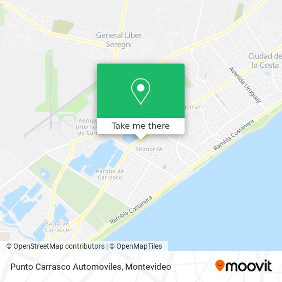 Punto Carrasco Automoviles map