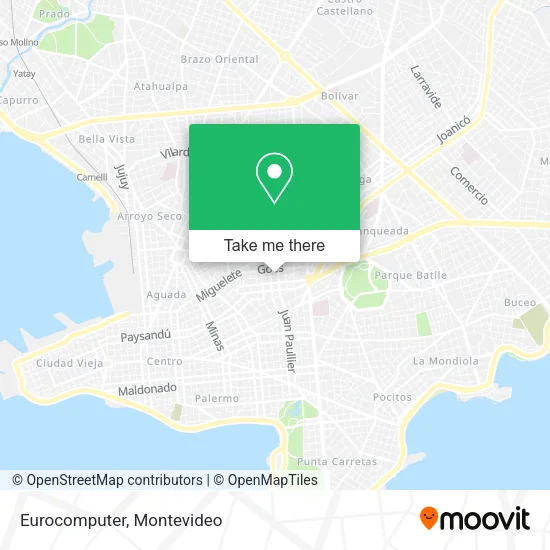 Eurocomputer map