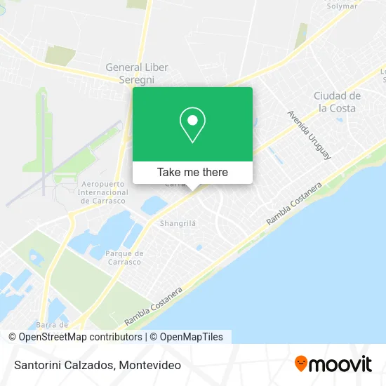 Santorini Calzados map