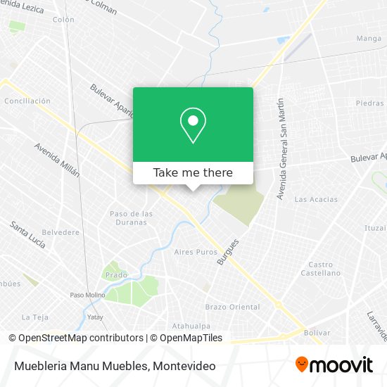 Muebleria Manu Muebles map
