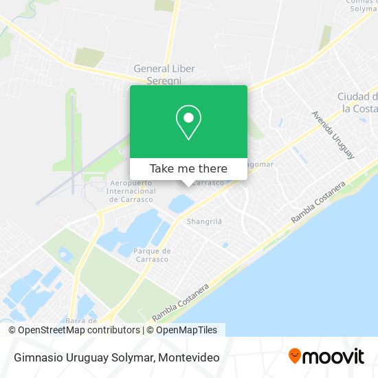 Gimnasio Uruguay Solymar map
