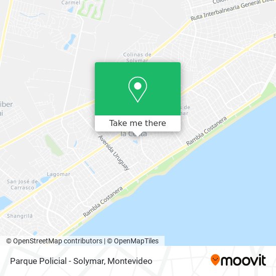 Parque Policial - Solymar map