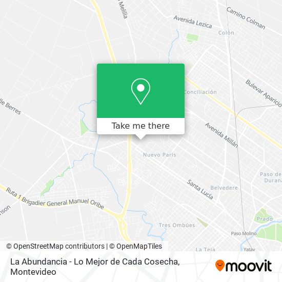 Mapa de La Abundancia - Lo Mejor de Cada Cosecha