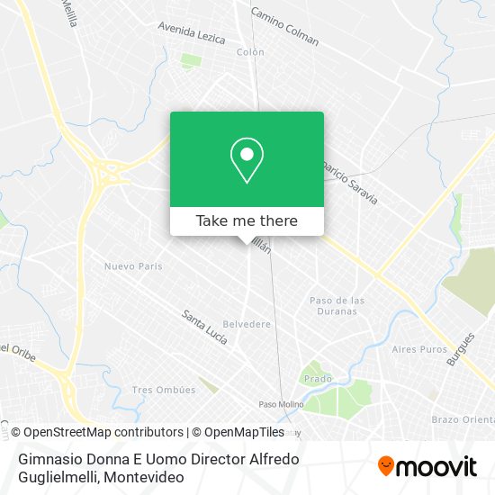 Gimnasio Donna E Uomo Director Alfredo Guglielmelli map